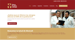 Desktop Screenshot of clinicadeasma.com