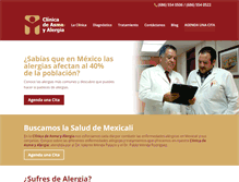 Tablet Screenshot of clinicadeasma.com